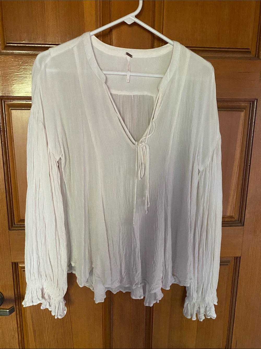 Free People Oversized rayon blouse